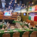 mozzarella italian and mexican food - catered party
